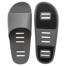 니드코 바스뷰 논슬립 욕실화, 차콜, 1개