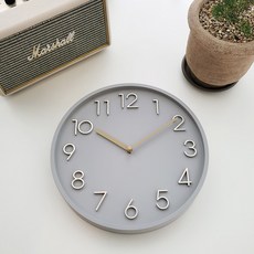 靜音摩登時代掛鐘 280, 淺灰色