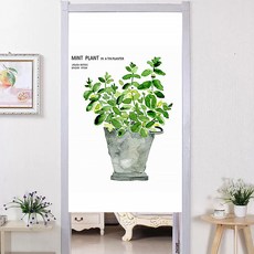 마켓A 그린네이처 패브릭 벨크로 도어커튼