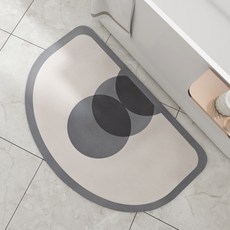 Witherhome 彩色疊層多用途地墊, 灰色, 1個