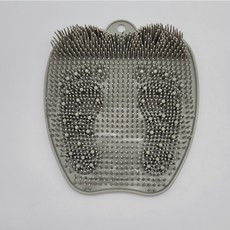 Dmanic 足部刷 浴室腳墊 330g, 1入, 1個, 灰色
