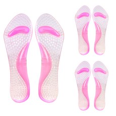 FOOTINSOLE.COM 高跟鞋腳底防滑弓形矽膠鞋墊 3對