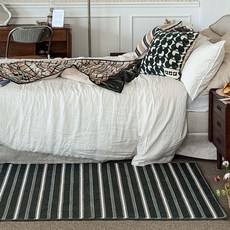 러움 모던 스트라이프 포그니 사계절 극세사 거실 침실 대형 소프트 카페트