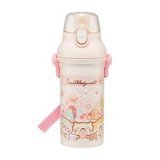 Skater 一鍵式手提水壺 PSB5SANAG, 角落生物(象牙白色), 480ml