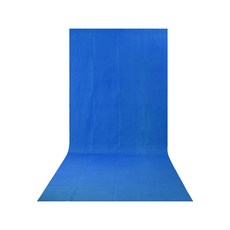 滌綸布直播攝影背景布克羅馬鑰控螢幕 3 x 6 m, 1個, 藍色