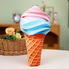 UNHEV 冰淇淋造型抱枕, B 藍色甜筒