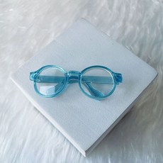 Chilshi Labubu 娃娃眼鏡配件, 透明藍, 1個