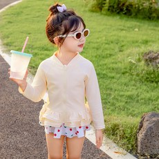 Starbean 女童可愛兩件式泳裝套組