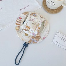 요런개 반려동물 만화 그림체 귀여운 모자, 03 곰, 1개