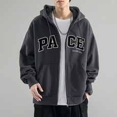 JTL 男款 Face 寬鬆版型休閒連帽拉鍊外套