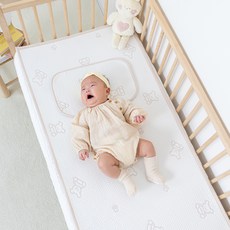 EmonG 嬰兒用DURARON涼感防水涼墊, 熊, 1個