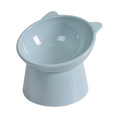 寵物高腳碗, 藍色, 1個