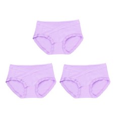 튤립 플라워 레이스 로우웨스트 임산부 팬티 3p