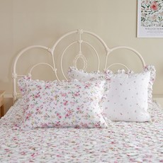 LAURA ASHLEY Diana 60支紗阿薩棉枕頭套, 白色