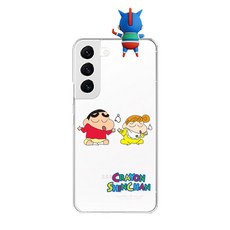 짱구 짱구앤짱아 피규어 투명 젤리 휴대폰 케이스