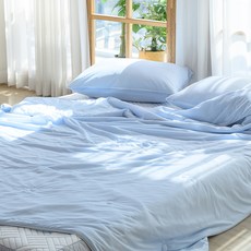 로제프 프리미엄 호텔 푹잠 쿨 냉감 부드러운 이불, 블루