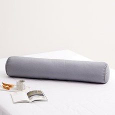 Palm Decor 含枕芯身體抱枕, 麻灰色