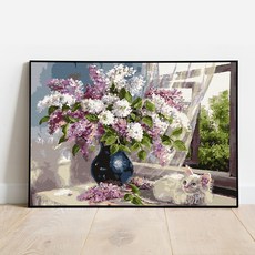 Play about DIY 傑作繪圖套組 50 x 40cm, 窗邊的薰衣草（MG017）