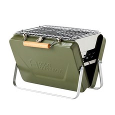 오슬로 아웃백 캠핑 BBQ 화로 그린, M, 1개