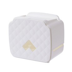 浴室壁掛式愛心面紙盒 D_RD_45, 白色, 1個