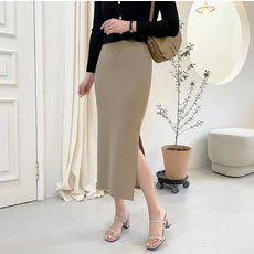 saystyle 女款波紋抓褶側開衩H字長裙