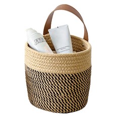 All about 壁掛式花盆籃, 棕黑色, 1個