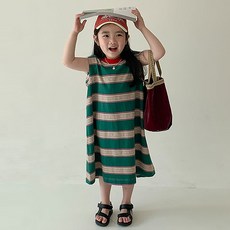 CONTIKIDS 女童透氣羅馬連身裙