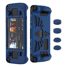 HOHOO Valve Steam Deck 全包覆矽膠保護殼 海軍藍, 1個, 單一商品