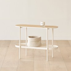 룸앤홈 코벤트 선반, 1개, 화이트, 2단