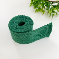 棉織繩寬32mm x 粗1.4mm x 450cm, 1個, 青色