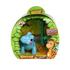 NinoSano Forest House 人偶工作娃娃, 天藍色劍龍, 10厘米