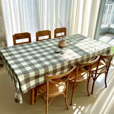 Syoni Home Living PVC防水桌布, 16 復古摩卡色, 8人座(140 x 280 cm)