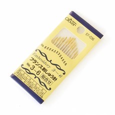 Clover 可樂牌 法式繡花針3~6號12針套組57-036, 1組