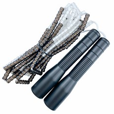 JFROPE 兒童用透明軟質串珠跳繩, 09 黑色