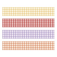 Market A 格紋紙膠帶 2cm x 2m 4入組, 1套, TYPE6