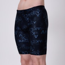 AKSHI 男性時尚波紋四分泳褲 AKMT-603