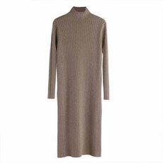 루나글램 하프 터틀넥 니트 임산부 원피스 KMS004