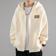 JTL 男款 Today 簡約時尚寬鬆連帽拉鍊外套