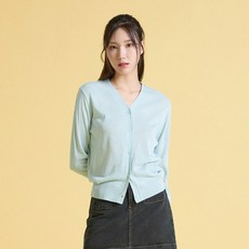 MIXXO 女款基本款V領開襟衫