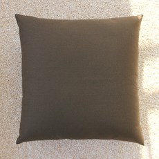 方形坐墊, 深棕色