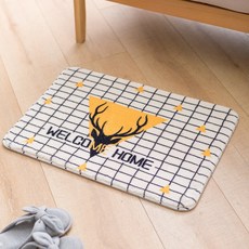 柔軟浴室防滑地墊 DT112, 款式3, 1個