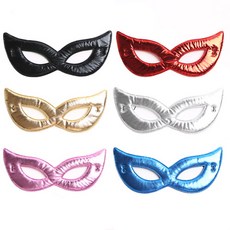 PARTYHAE 派對佐羅眼罩6件組, 混合色, 1套