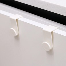 주앤지 다용도 싱크대 주방 후크, 화이트, 2개