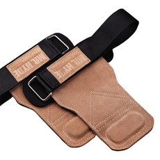 Block Mart 健身拉力帶 護腕帶 2入, 1個, 棕色