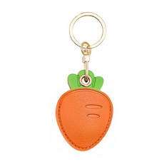 Momo 磁吸鑰匙收納扁平鑰匙圈, 紅蘿蔔, 1個