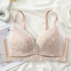 Alleophom 白色花卉蕾絲哺乳內衣