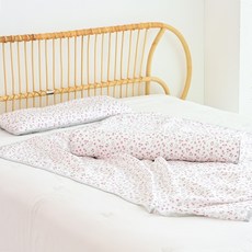 아띠블랑 인견 와이드 아기 꿀잠 침구 3종 세트, 플라워레빗