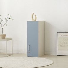 포메리트 모던에디션 상부 모듈락커장 열쇠형 900, 스카이블루, 1단