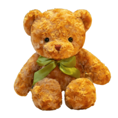 네이처타임즈 곰돌이 테디 봉제인형 리본, 브라운