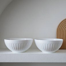 애스크제이 라보니 화이트웨어 클래식 면기, 2개